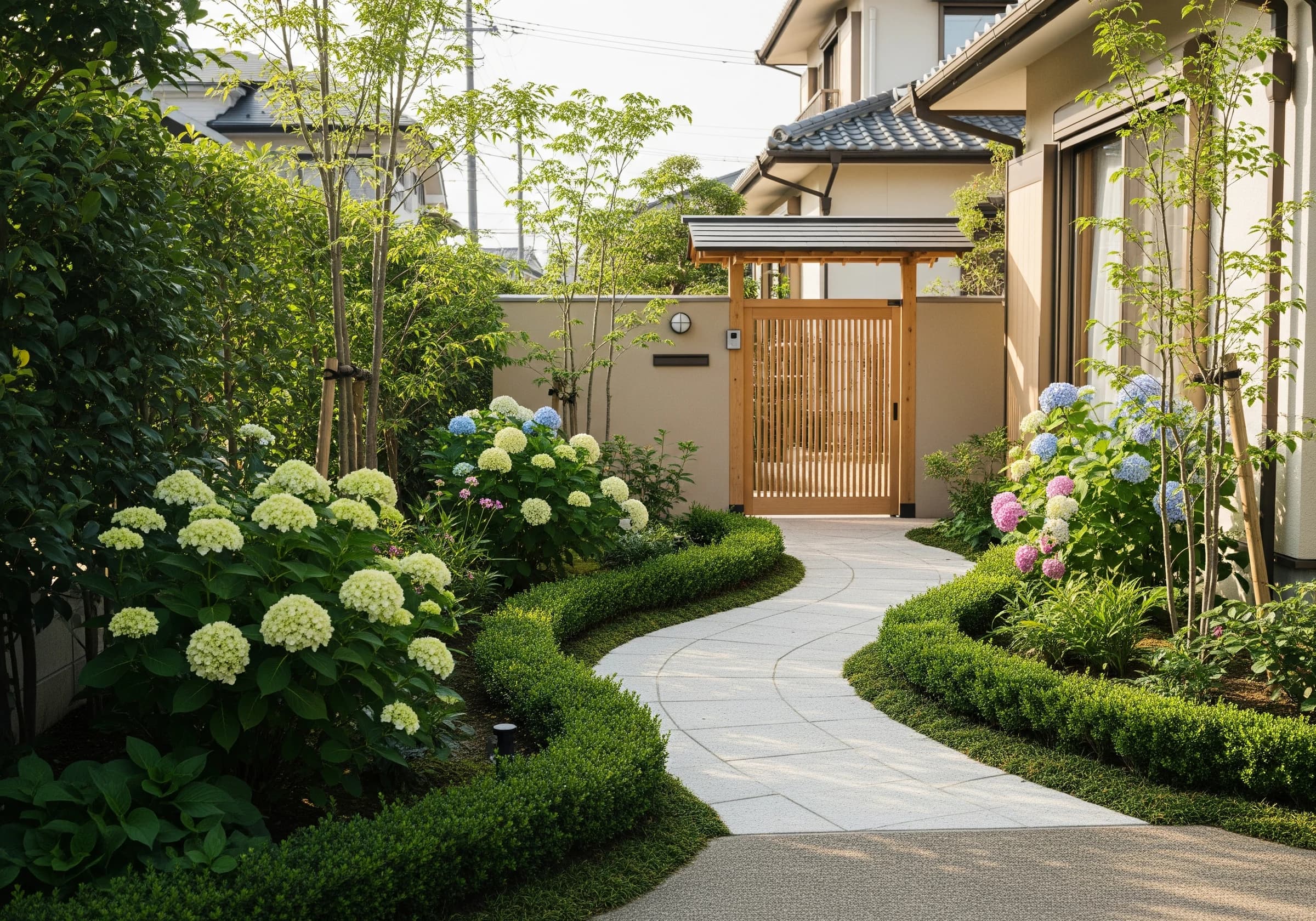 管理されているきれいな住宅の外観
